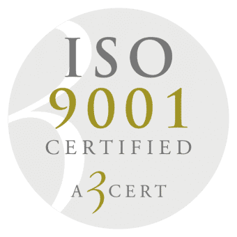 A3 Sertifisert ISO 9001